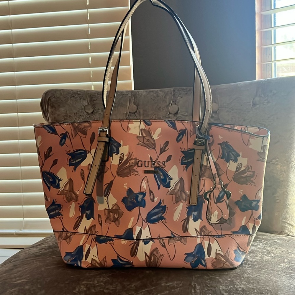 Guess Floral Tote Bag